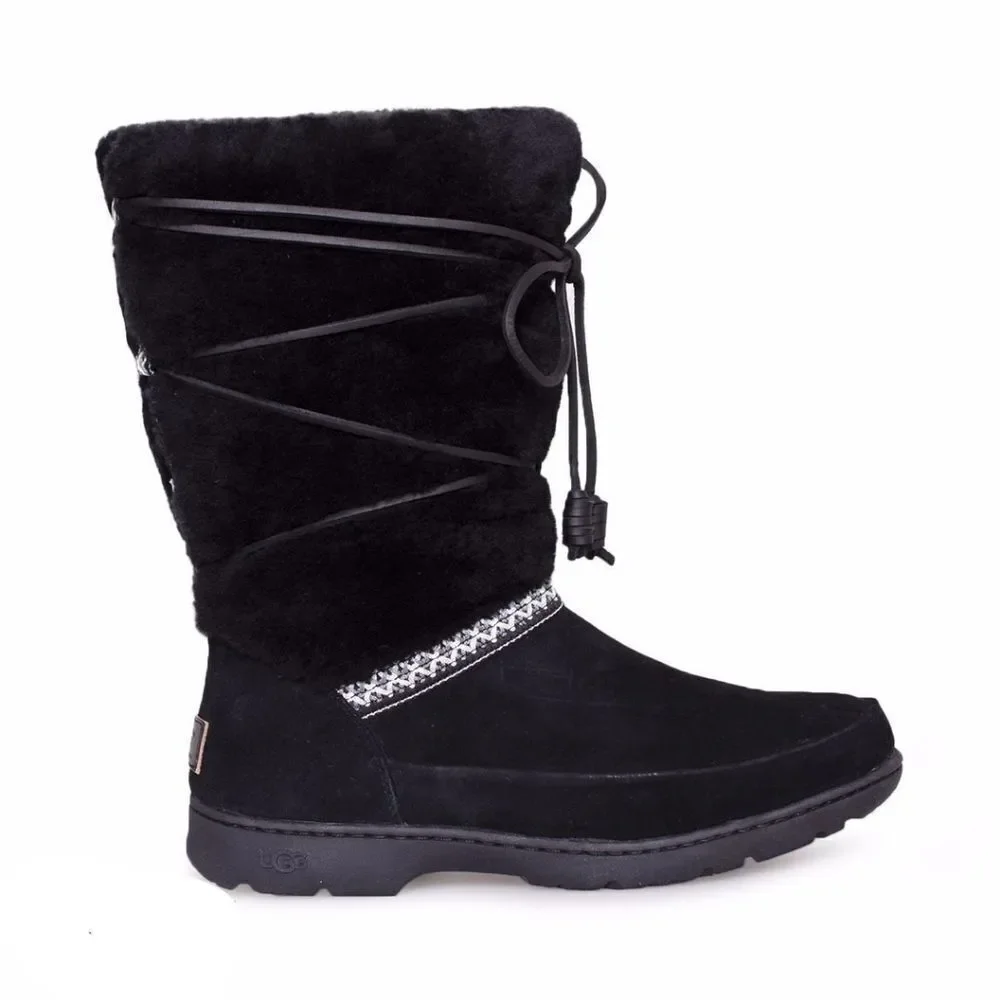 UGG Maxie Black Boots Size 9